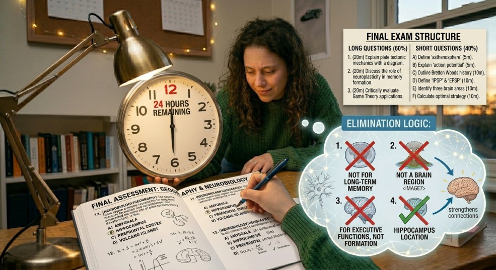 How to Approach a Math Exam: Time Management for Long and Short Questions