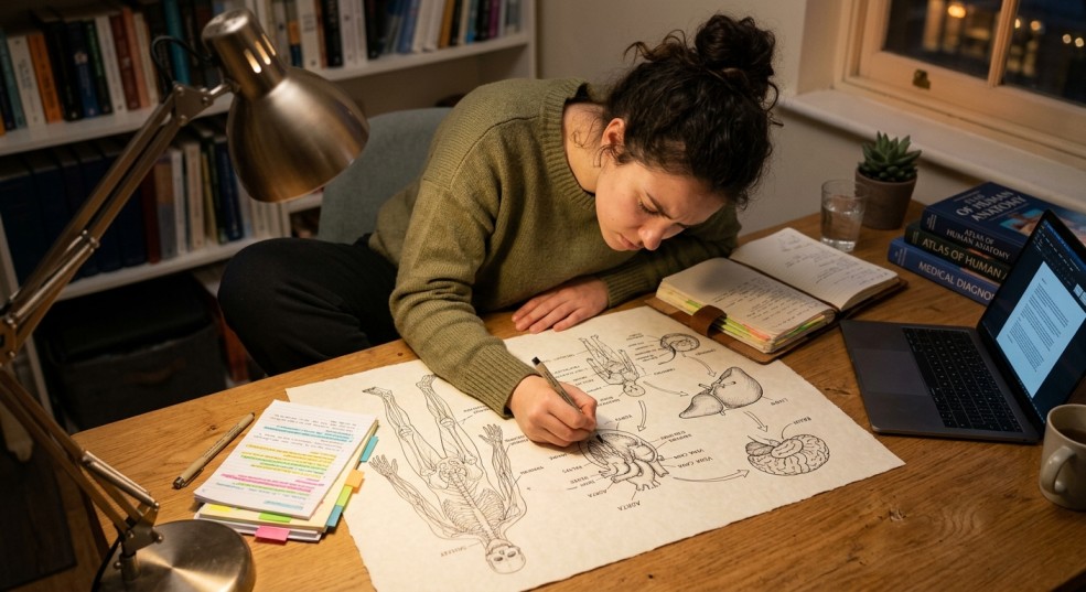 How to Memorize Complex Diagrams and Maps in Under 10 Minutes